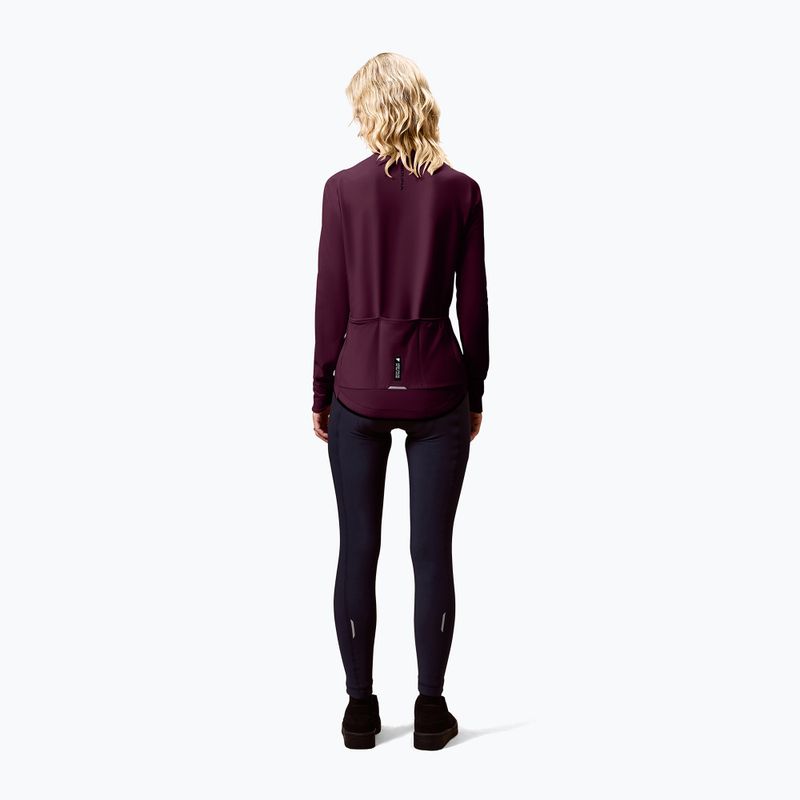 Кофта велосипедна жіноча Endura Loop Ride L/S Jersey black cherry 4