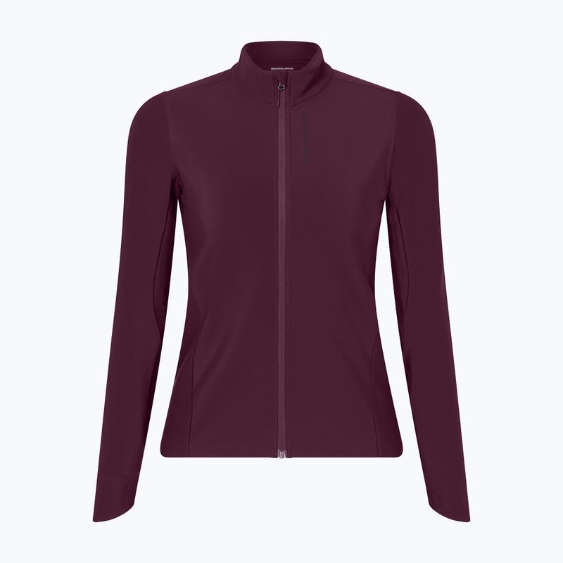 Кофта велосипедна жіноча Endura Loop Ride L/S Jersey black cherry 7