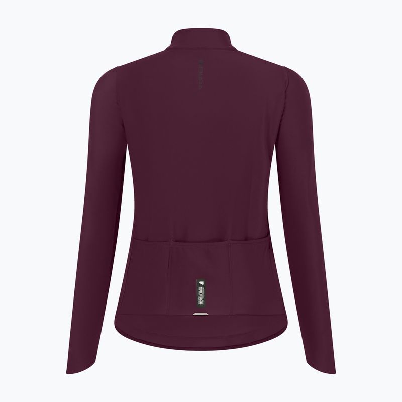 Кофта велосипедна жіноча Endura Loop Ride L/S Jersey black cherry 8