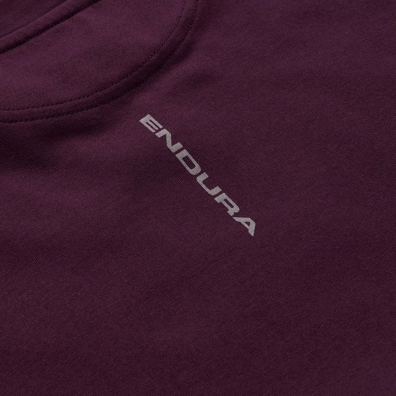 Футболка велосипедна Endura Stacked Logo Graphic Tee black cherry 4