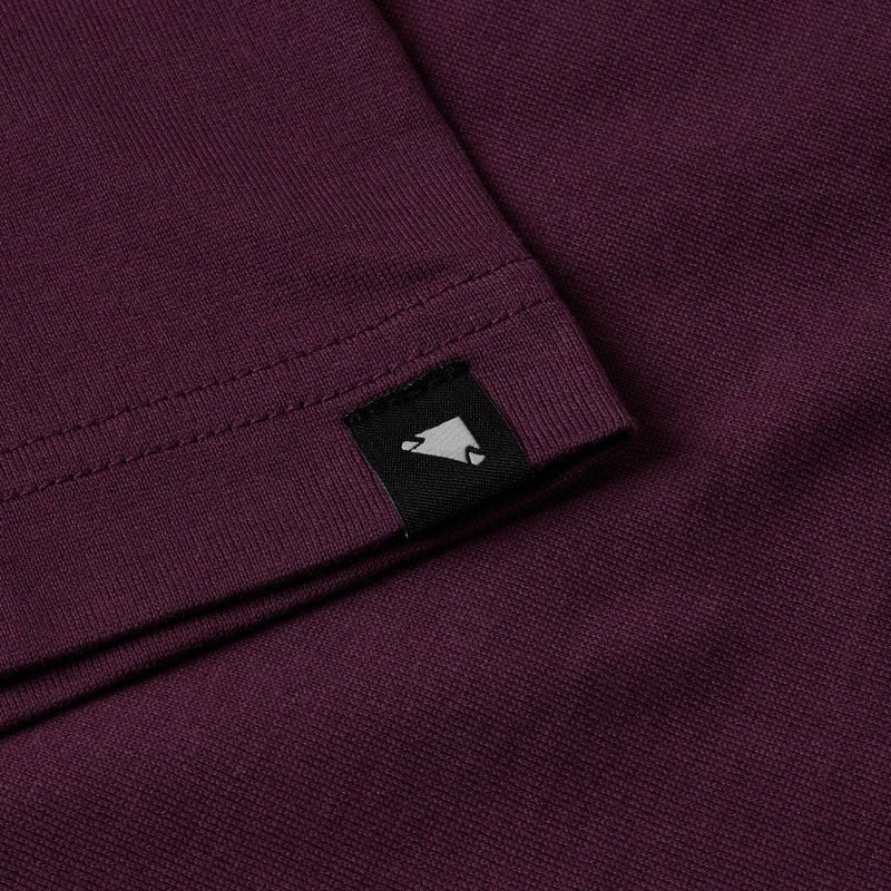Футболка велосипедна Endura Stacked Logo Graphic Tee black cherry 5