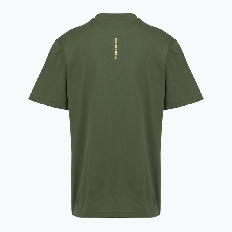 Футболка велосипедна Endura Icon Logo Graphic Tee olive-green 2