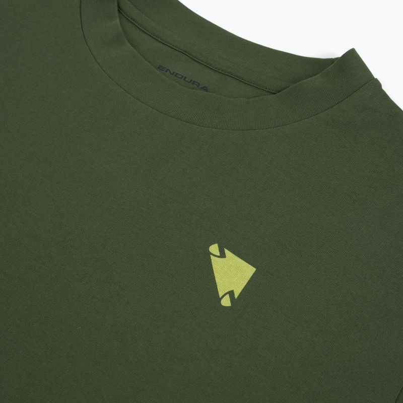 Футболка велосипедна Endura Icon Logo Graphic Tee olive-green 3