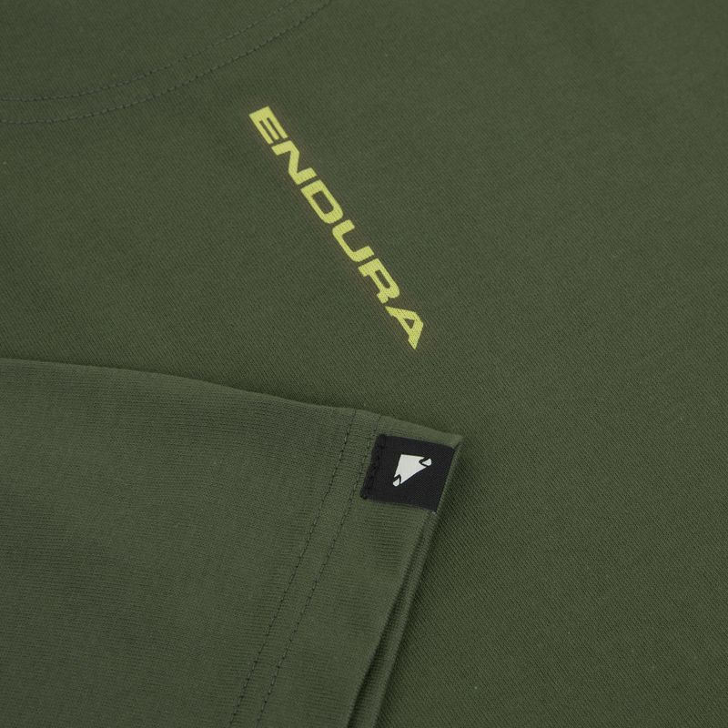Футболка велосипедна Endura Icon Logo Graphic Tee olive-green 4