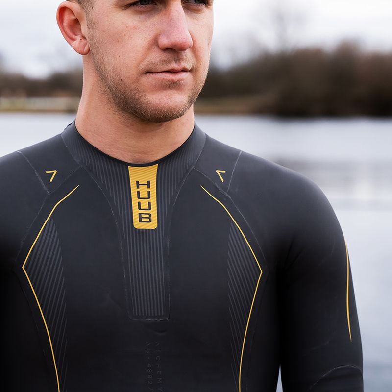 Чоловіча триатлонна піна HUUB Alchemy 3.5 чорний/сірий/золотий 3
