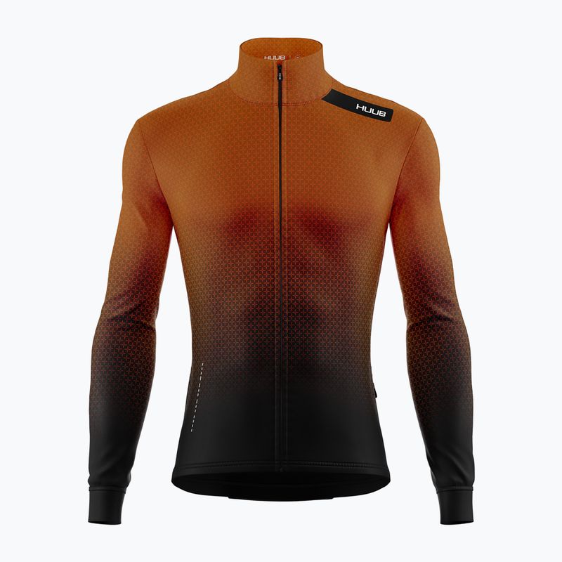 Лонгслів велосипедний чоловічий HUUB Core 4 Thermal LS copper brown