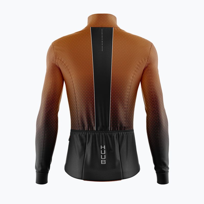 Лонгслів велосипедний чоловічий HUUB Core 4 Thermal LS copper brown 2