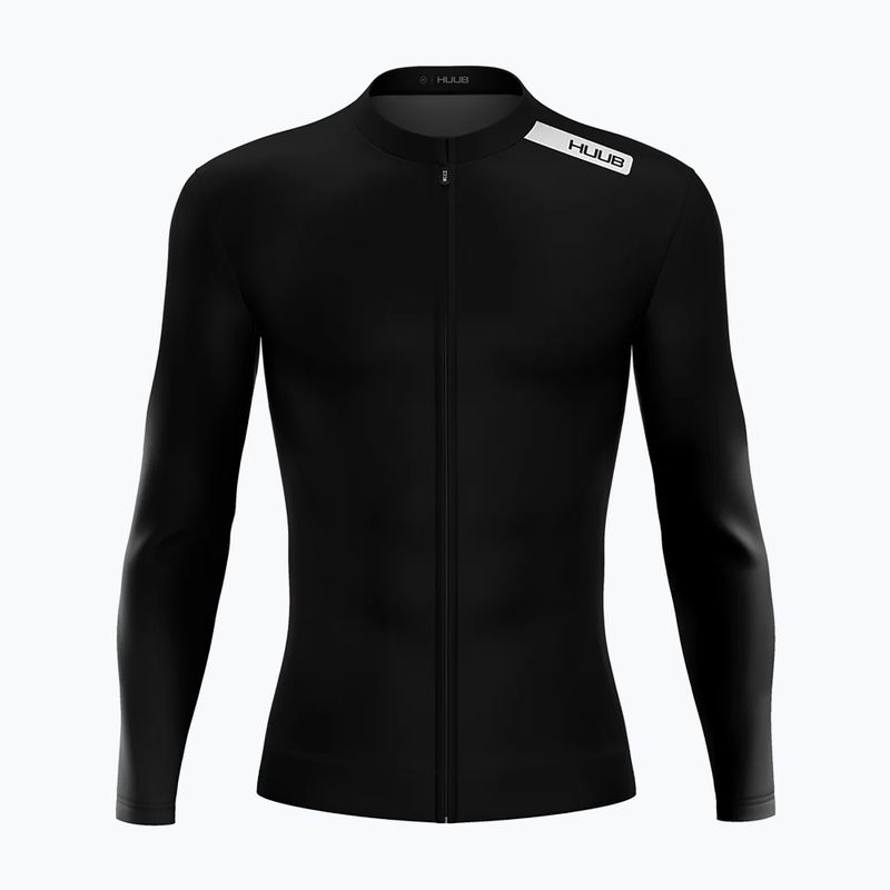 Лонгслів велосипедний чоловічий HUUB Attain black