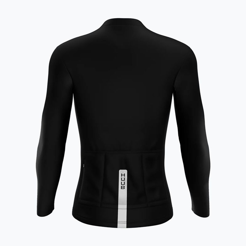 Лонгслів велосипедний чоловічий HUUB Attain black 2