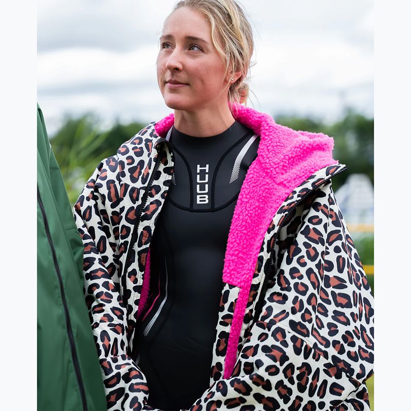Халат HUUB Changing Robe leopard pink 3
