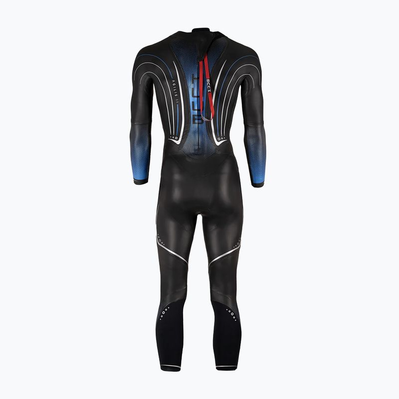 Гідрокостюм тріатлонний чоловічий HUUB Agilis II Back Zip 3.5 metallic blue 2