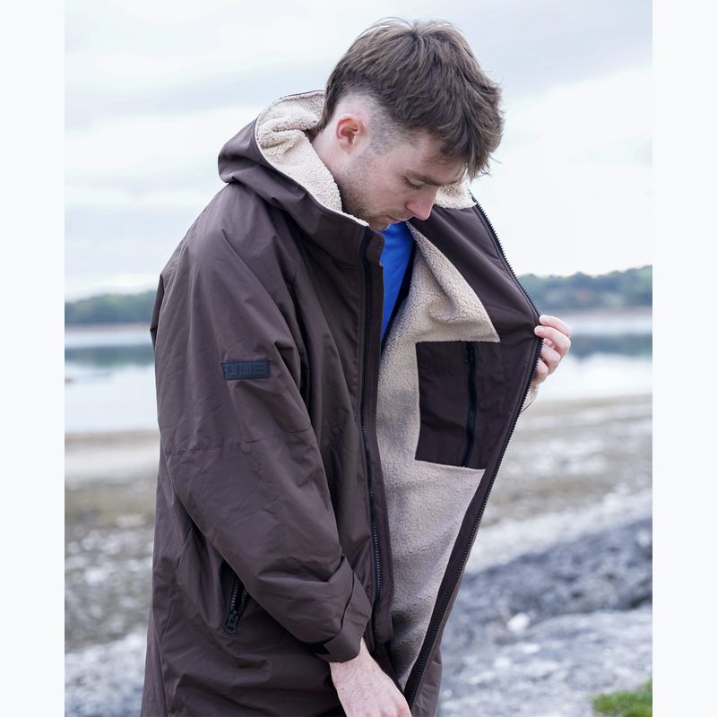 Пальто HUUB Changing Robe chocolate/oatmeal 5