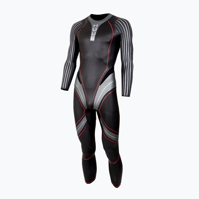 Гідрокостюм тріатлонний чоловічий HUUB Aegis XV 3:5 black/red 2