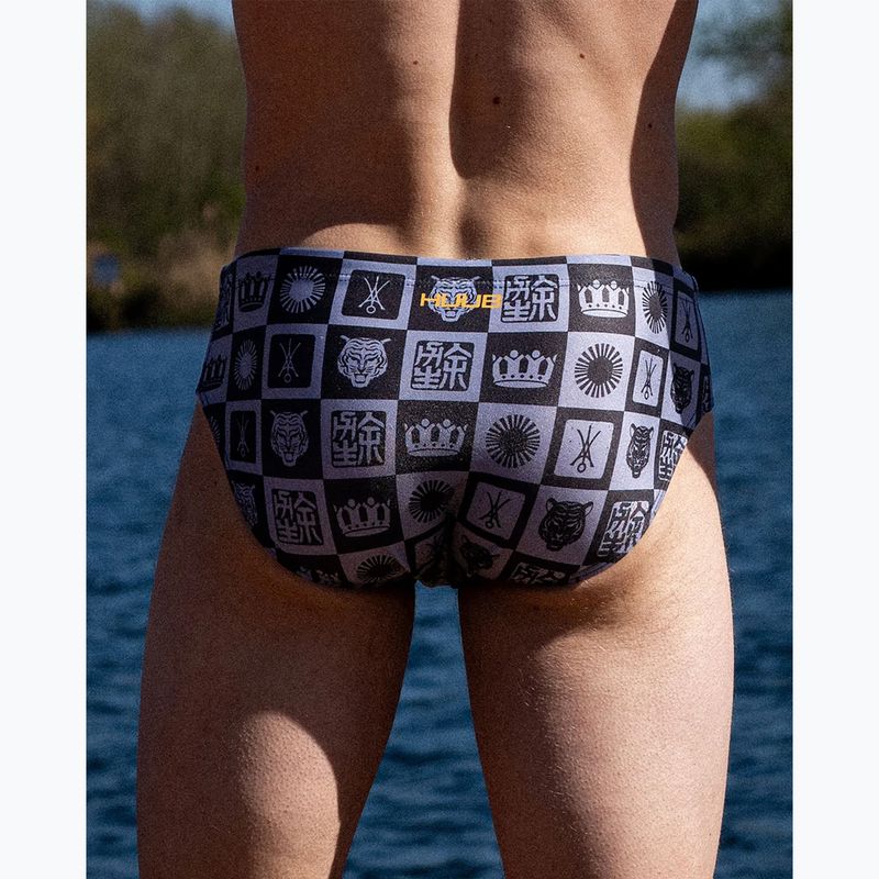 Плавки чоловічі HUUB Trunk Yee gray/orange 5