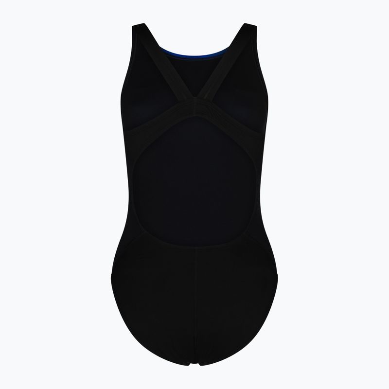 Купальник суцільний жіночий Nike Fade Sting чорно-синій NESS8050 2