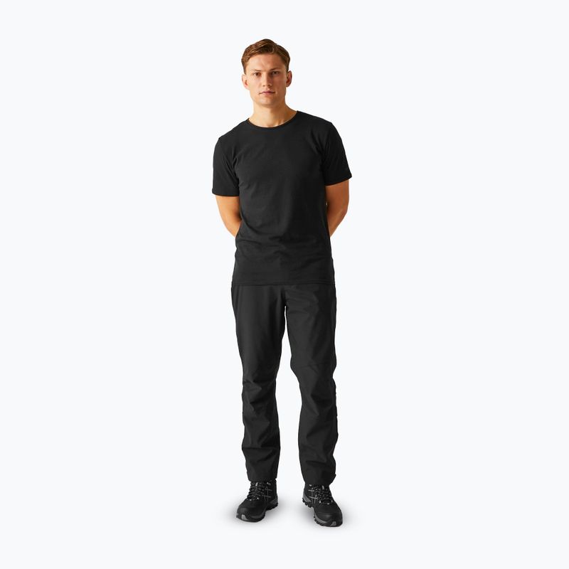 Штани трекінгові чоловічі REGATTA Highton Stretch black 2