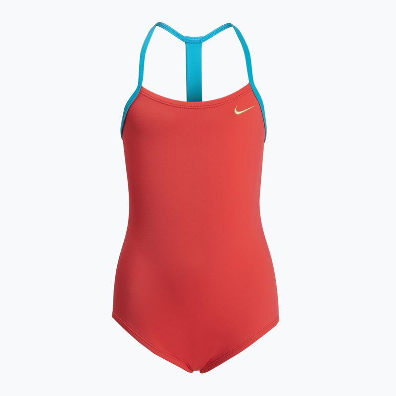 Купальник суцільний дитячий  Nike Solid Girl II помаранчевий NESS9629-859