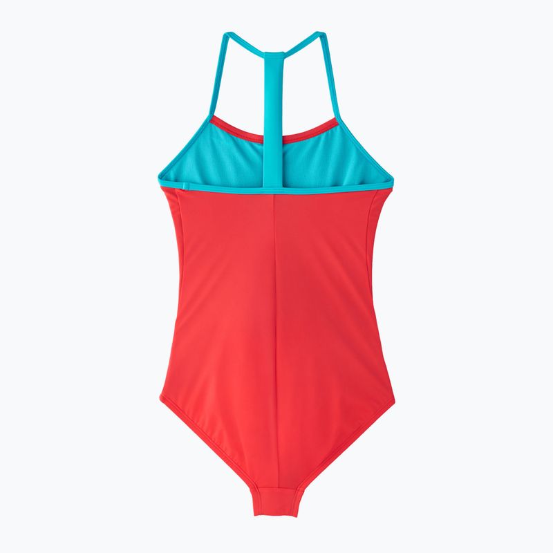 Купальник суцільний дитячий  Nike Solid Girl II помаранчевий NESS9629-859 5