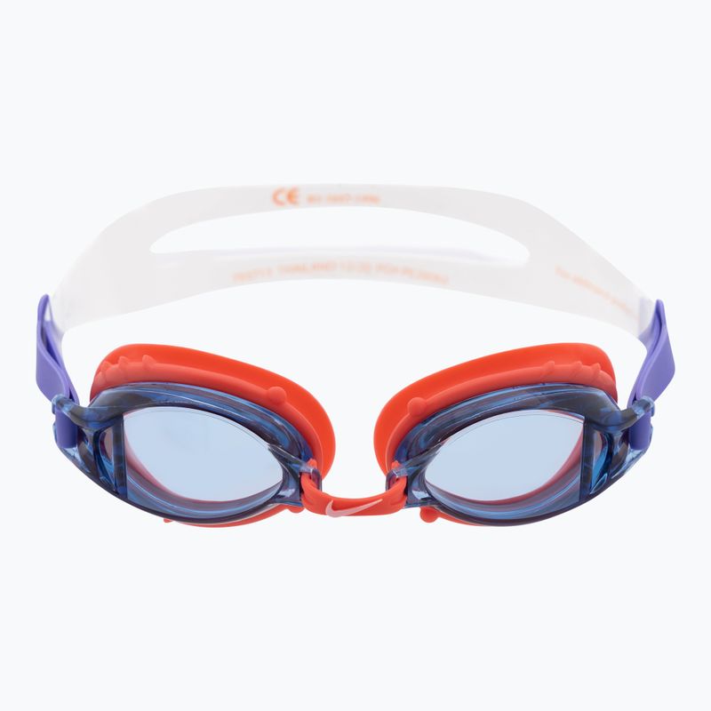 Окуляри для плавання дитячі Nike CHROME JUNIOR фіолетово-червоні NESSA188-633 2