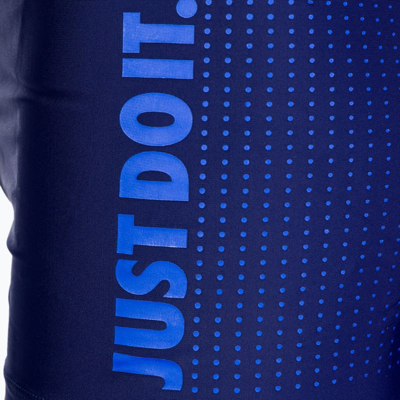 Боксери купальні чоловічі Nike Just Do It темно-сині NESSA545 3