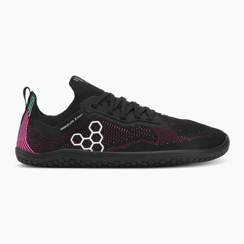 Кросівки barefoot жіночі Vivobarefoot Primus Lite Knit obsidian/ vibrant pink 2