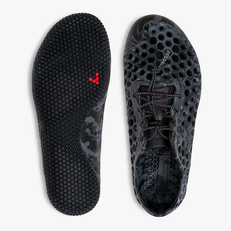 Черевики barefoot чоловічі Vivobarefoot Ultra III JJF obsidian/red 8