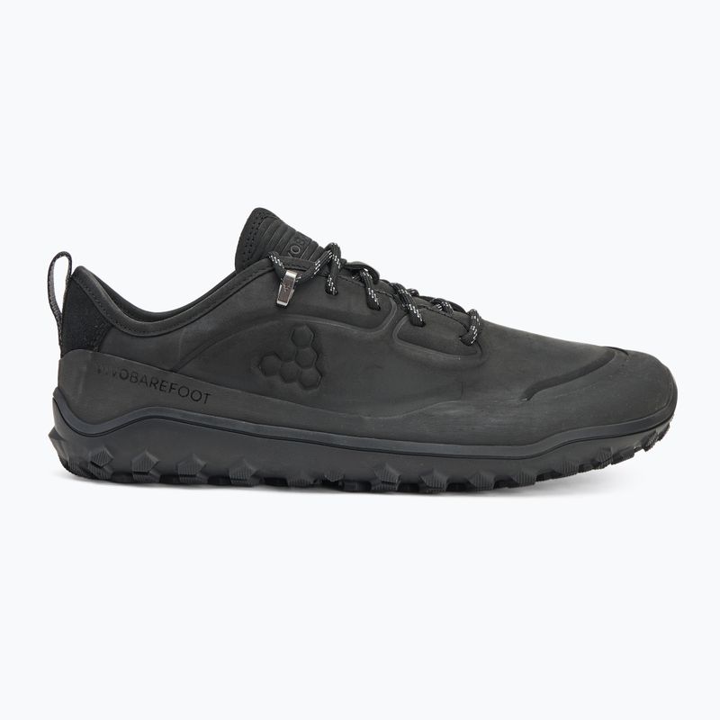 Чоловічі босоніжки Vivobarefoot Tracker Шкіряні низькі обсидіанові 2