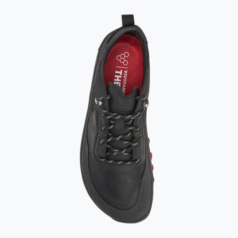 Чоловічі босоніжки Vivobarefoot Tracker Шкіряні низькі обсидіанові 5