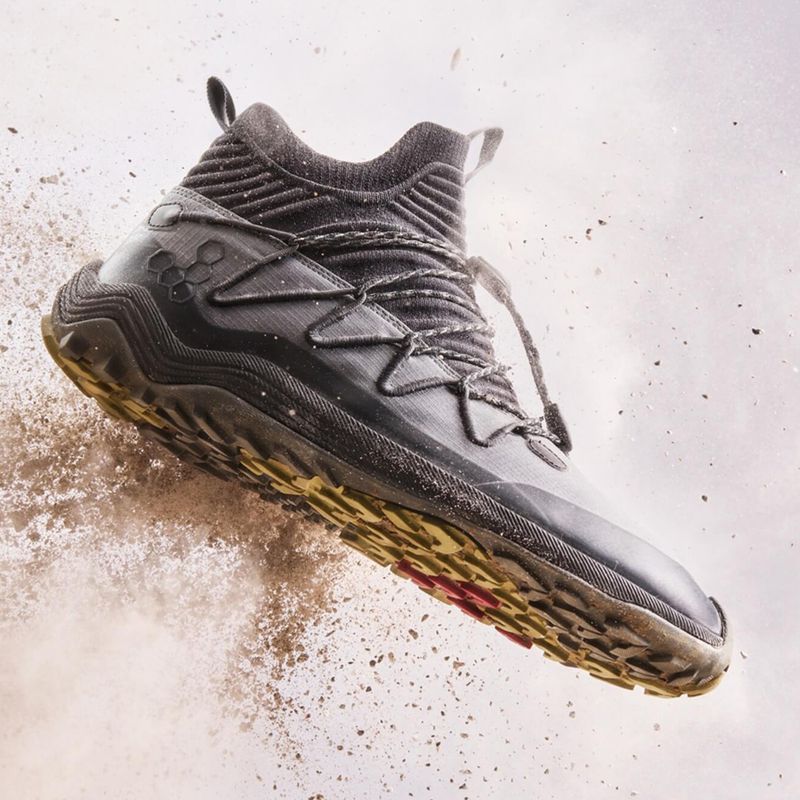 Кросівки barefoot чоловічі Vivobarefoot Primus Trail Flow Mid dark shadow 9