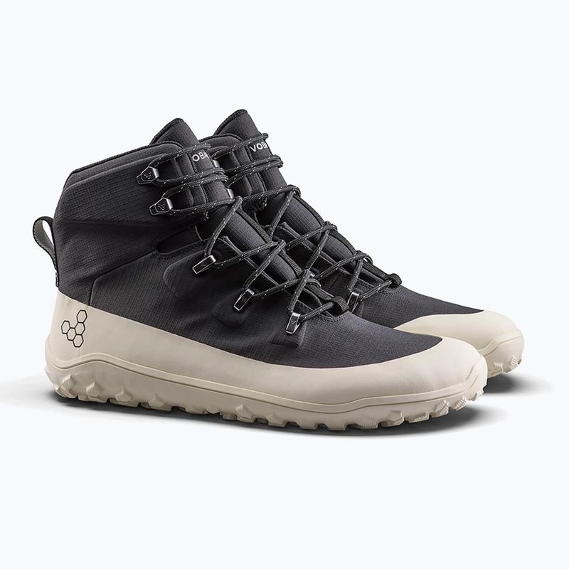 Черевики barefoot чоловічі Vivobarefoot Tracker Textile At obsidian/white 3