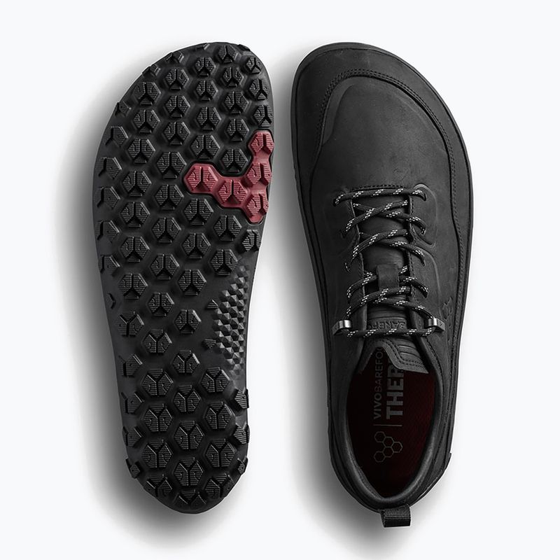 Взуття барефоот чоловіче Vivobarefoot Tracker Leather Low obsidian 3