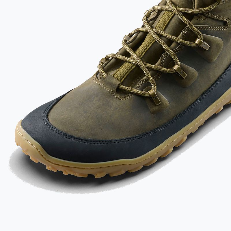 Черевики barefoot чоловічі Vivobarefoot Tracker Leather dark olive 7