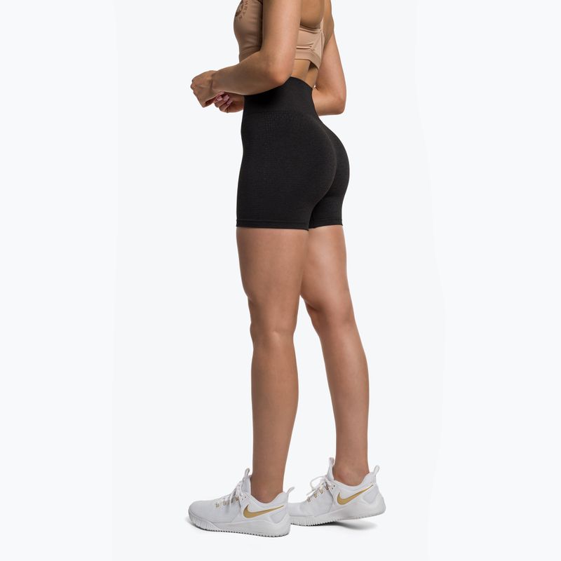 Шорти для тренувань жіночі Gymshark Vital Seamless black marl 3