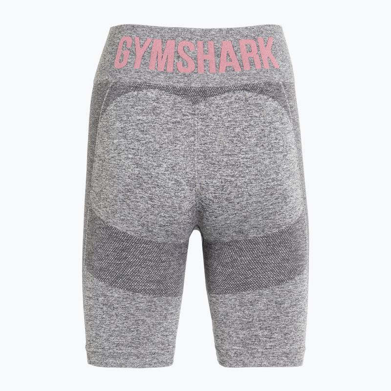 Шорти для тренувань жіночі Gymshark Flex Cycling marl / pink 2