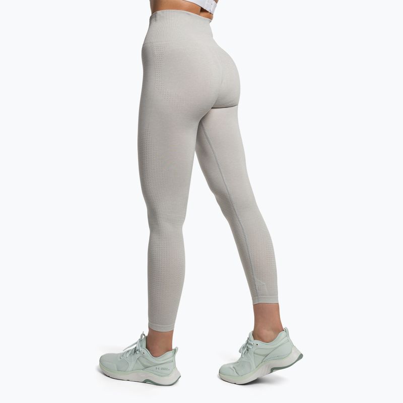 Легінси тренувальні жіночі Gymshark Vital Seamless light grey marl 3