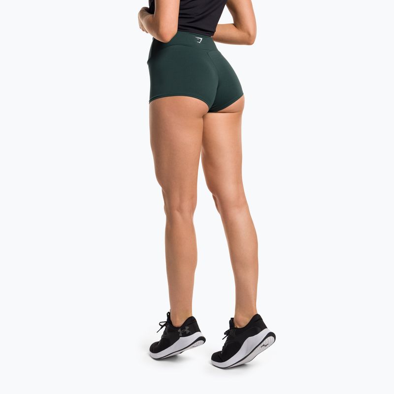 Шорти для тренувань жіночі Gymshark Training Quad obsidian green 3