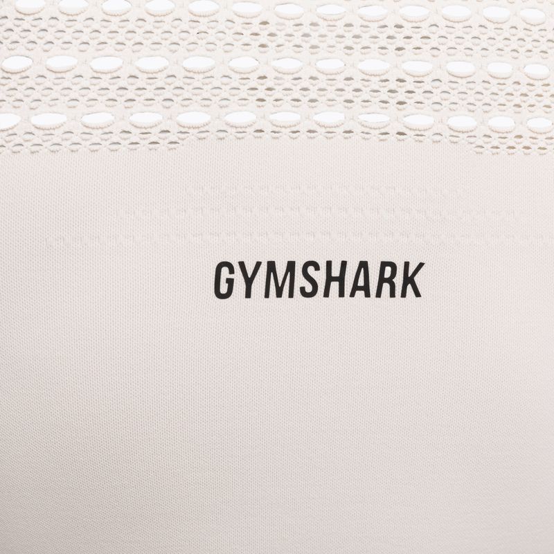 Топ тренувальний жіночий Gymshark Energy Seamless Crop Top cream white 7