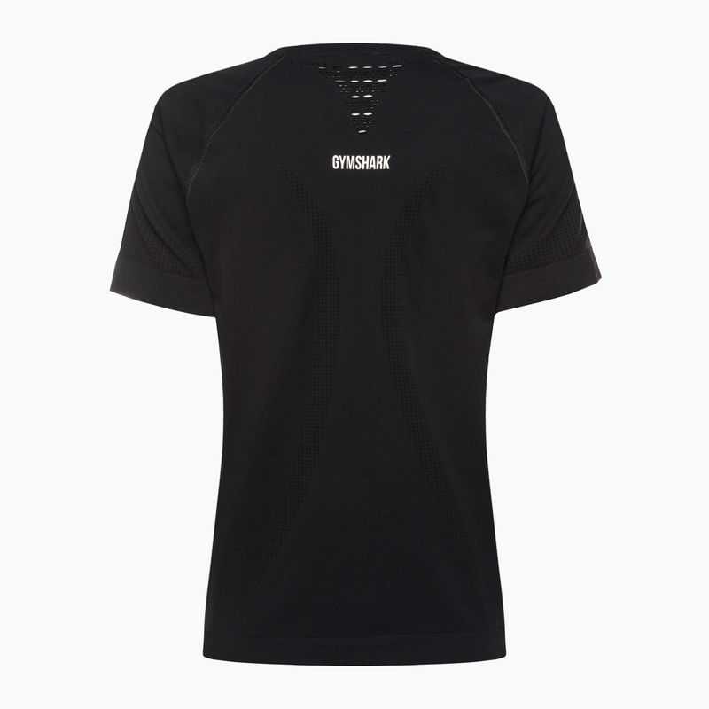 Футболка для тренувань жіноча Gymshark Energy Seamless black 6
