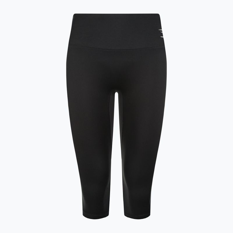 Легінси тренувальні жіночі Gymshark Training Cropped black/white 5