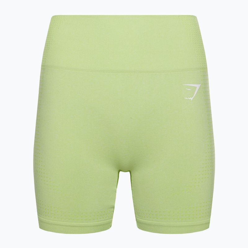 Шорти для тренувань жіночі Gymshark Vital Seamless neon yellow 5