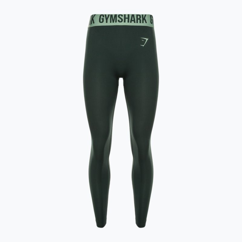 Легінси тренувальні жіночі Gymshark Fit obsidian green 5