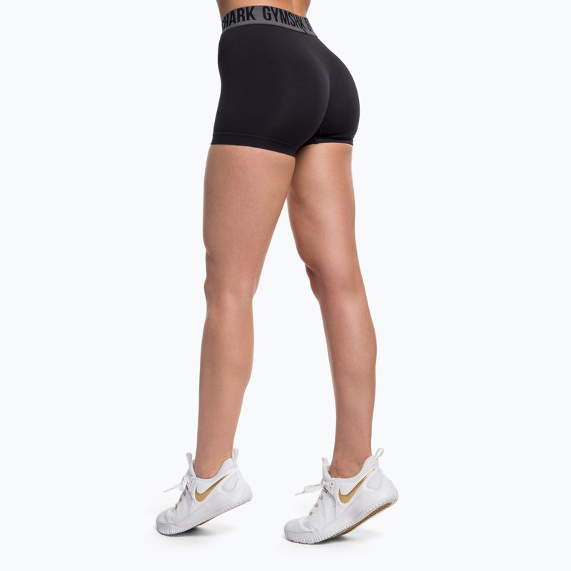 Шорти для тренувань жіночі Gymshark Fit black 3