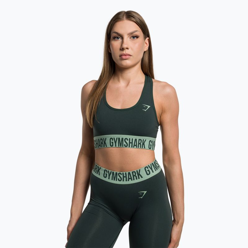 Бюстгальтер спортивний Gymshark Fit Sports green