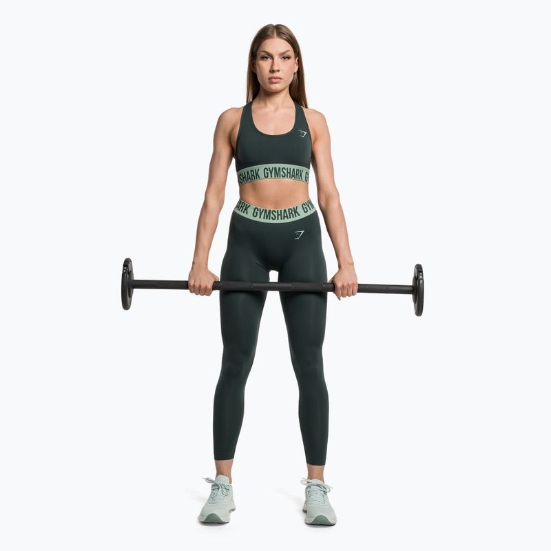 Бюстгальтер спортивний Gymshark Fit Sports green 2