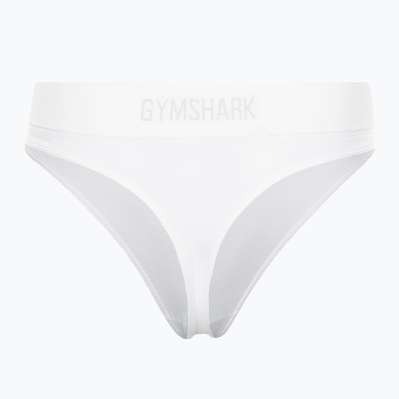 Стрінги жіночі Gymshark Seamless High Rise white 2