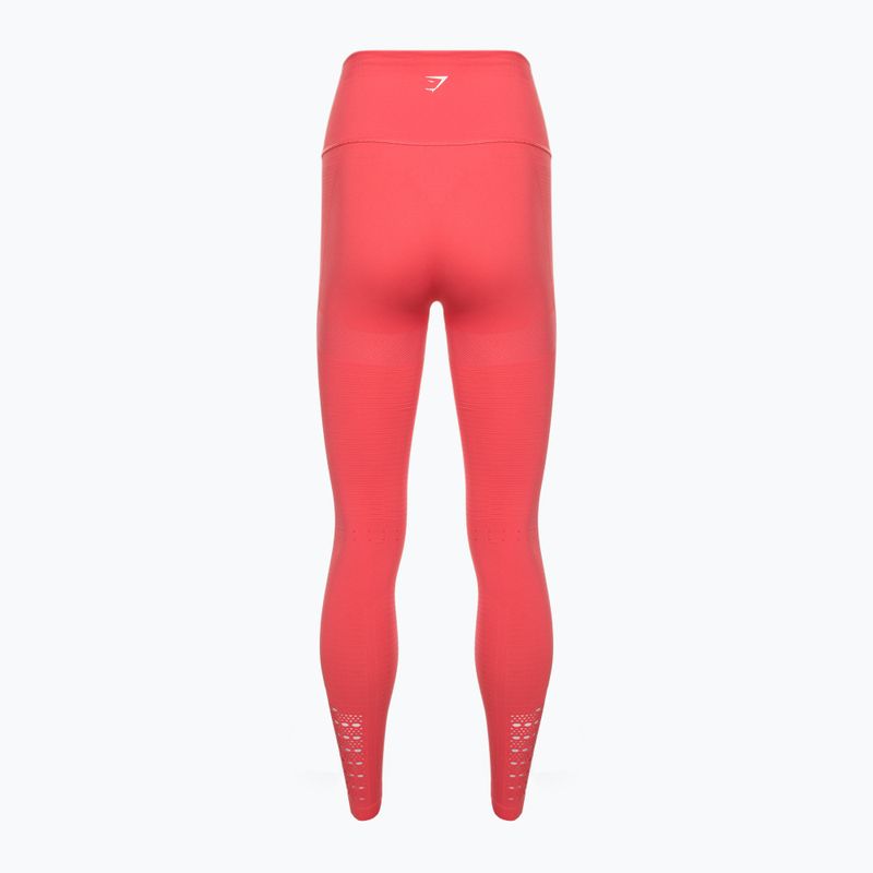 Легінси тренувальні жіночі Gymshark Energy Seamless polka pink/white 6