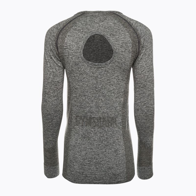 Лонгслів тренувальний жіночий Gymshark Flex Top charcoal grey marl 7