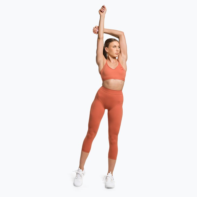 Бюстгальтер спортивний Gymshark KK Twins Sports earth orange 2