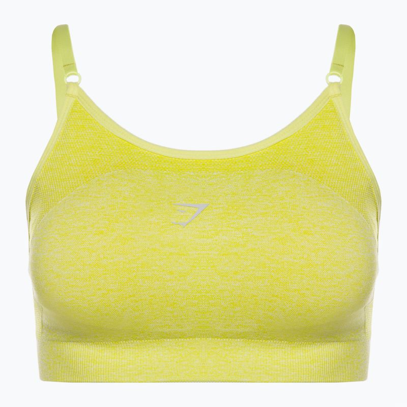 Бюстгальтер спортивний Gymshark Flex Strappy Sports glitch yellow marl 5