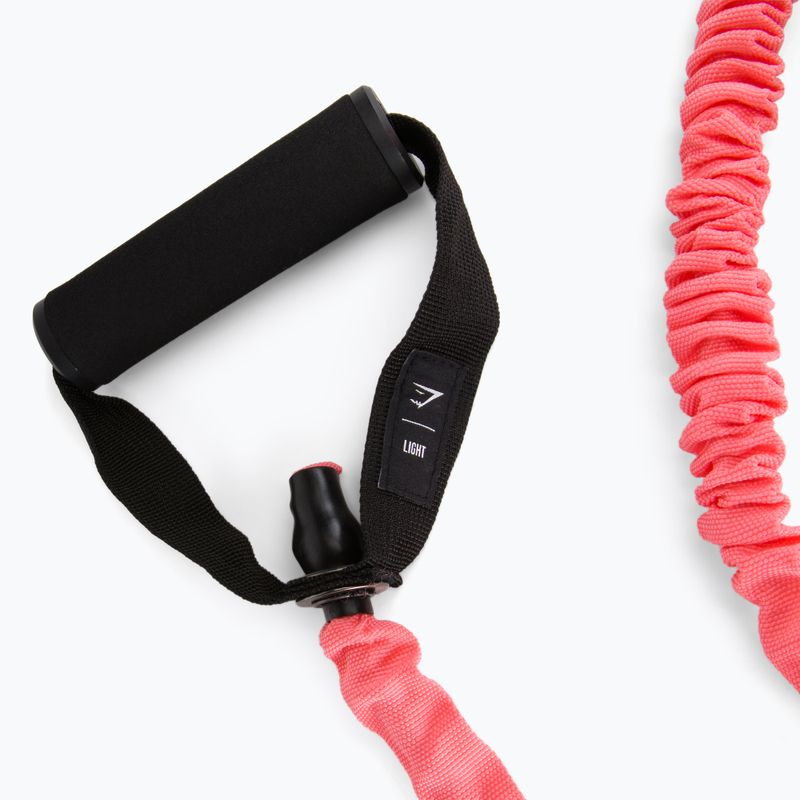 Експандер для тренувань Gymshark Whitney V3 Light Resistance red/black 2